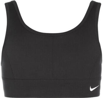 Nike Dri-FIT Swoosh Luxe Older Kids Sports Bra black/black/white