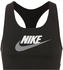 Nike Dri-FIT Swoosh Medium-Support Non-Padded Graphic Sports Bra black/white/particle grey