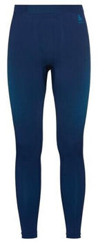 Odlo Performance Warm Eco Base Layer Pants long estate blue/atomic blue