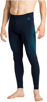 Odlo Performance Warm Eco Base Layer Pants long dark sapphire/stunning blue