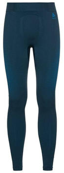Odlo Performance Warm Eco Base Layer Pants long blue wing teal/indigo bunting