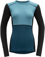 Devold GO245226A, Devold Lauparen 190 Woman Shirt moon/ink/flood - Gr&ouml;&szlig;e S
