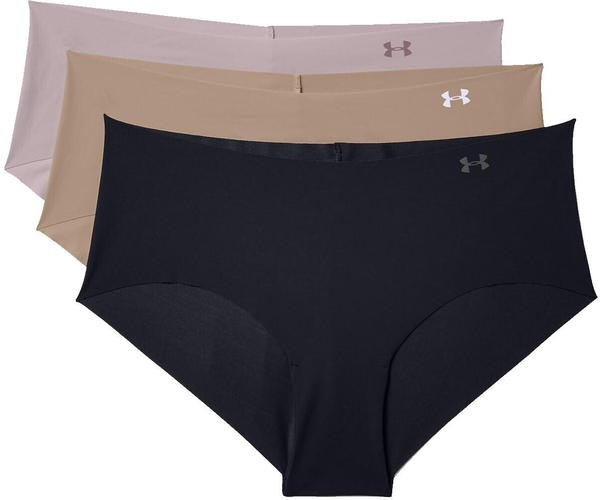 Under Armour Women Pure Stretch Hipster 3pieces black/nude/dash