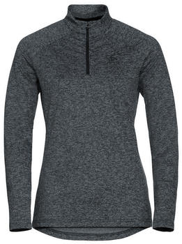 Odlo Sesvenna 1/4 Zip Long Sleeve Midlayer black melange