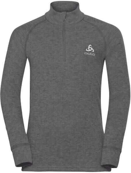 Odlo Turtle Neck Half Zip Active Warm Kids steel grey melange