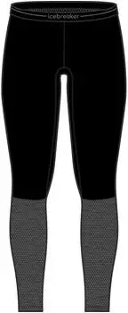 Icebreaker Men's Merino 260 ZoneKnit™ Merino Leggings (0A56HG) Black/jet heather