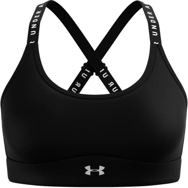 Under Armour Infinity Mid Covered Sports Bra black/white