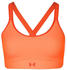 Under Armour Infinity Mid Covered Sports Bra electric tangerin