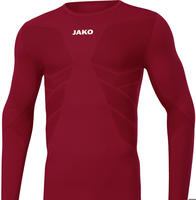 Jako 6455-13, Jako Longsleeve Comfort 2.0 - weinrot - S rot