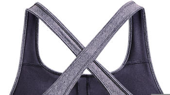 Under Armour Mid Crossback Heather (1361036) tempered steel light heather