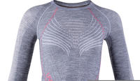Uyn U100023, UYN Ambityon langarm Funktionsshirt melange Damen grey melange/nude/sage