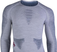 Uyn U100015, UYN Ambityon langarm Funktionsshirt melange Herren white
