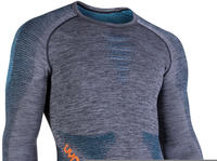 Uyn U100015, UYN Ambityon langarm Funktionsshirt melange Herren black