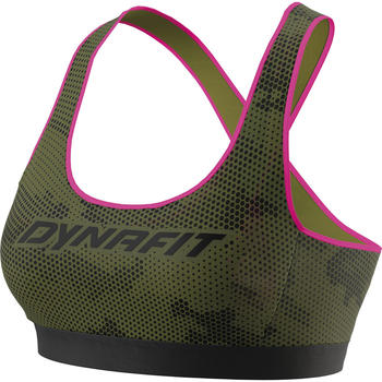 Dynafit Trail Graphic Sport Bra dark green/black/pink