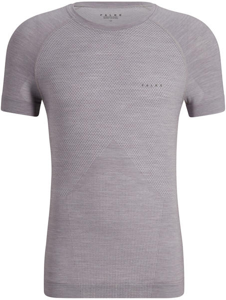 Falke Men T-Shirt Wool-Tech Light Round Neck grey heather