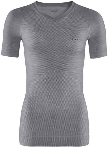 Falke Women T-Shirt Wool-Tech Light Round Neck grey heather