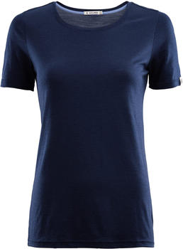 Aclima Lightwool T-Shirt Round Neck Women navy blazer
