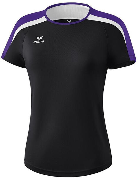 Erima Damen T-Shirt Liga 2.0 (1081840) schwarz/violet/weiß