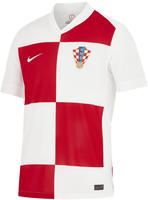 Nike FV1737, NIKE Herren Fantrikot Kroatien 2024 Stadium Home WHITE/UNIVERSITY