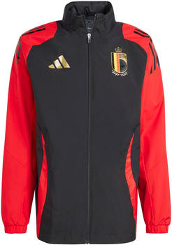 Adidas Belgien Allwetterjacke EM 2024 black/better scarlet
