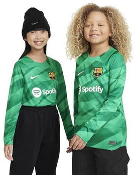 Nike FC Barcelona 23/24 Stadium Goalkeeper Jersey Kids green
