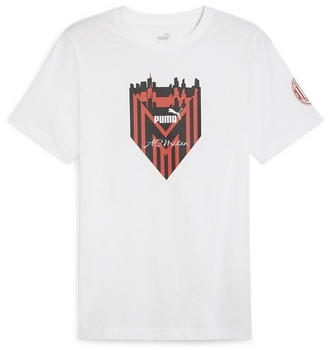 Puma Ac Milan Ftblicons Short Sleeve T-shirt white