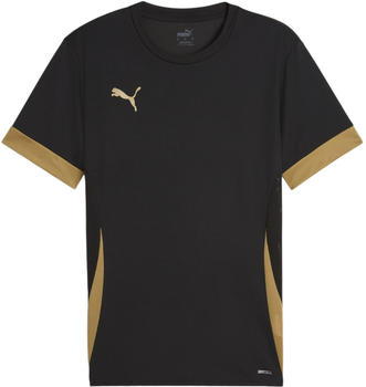 Puma teamGOAL Matchday Trikot Kids Schwarz Gold F28