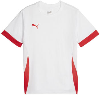Puma teamGOAL Matchday Trikot Kids Weiss Rot F11