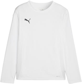 Puma teamGOAL Trikot Langarm Kids Weiss Schwarz F04