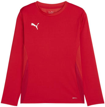 Puma teamGOAL Trikot Langarm Kids Rot Weiss F01