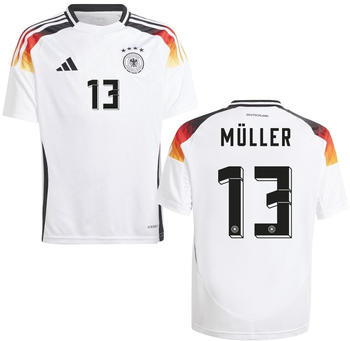 Adidas Deutschland Heimtrikot Kinder + M&uuml;ller Nr. 13 2024