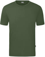 Jako C6121-240-40, JAKO Freizeit-Shirt Organic Stretch (Bio-Baumwolle) olivegr&uuml;n