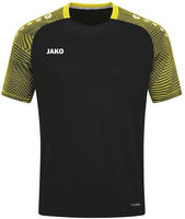 Jako 6122, JAKO Performance T-Shirt Kinder schwarz/soft yellow 164 kids