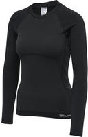 Hummel 214533-2508, hummel Hmlclea Seamless Tight T-Shirt L/S Damen - black...