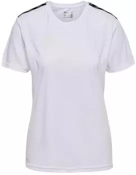 Hummel Hmlauthentic Pl Jersey S/S Women (219966-9001) beige/white – Atmungsaktives Material für optimale Leistung