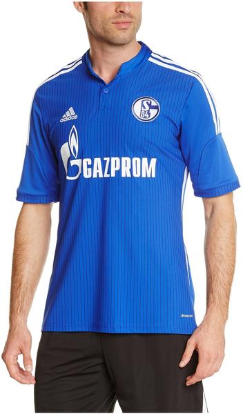 adidas FC Schalke 04 Herren Heim Trikot 2014/2015 bold blue/night blue/white M