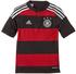 adidas DFB Kinder Auswärts Trikot WM 2014 black/victory red/matte silver Gr. 152