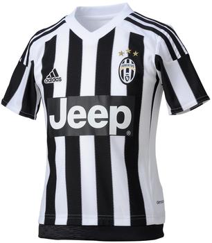 adidas Juventus Turin Kinder Heim Trikot 2015/2016 weiß/schwarz Gr. 128