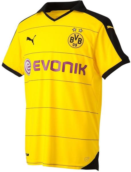 Puma Borussia Dortmund Herren Heim Trikot 2015 2016 cyber yellow black