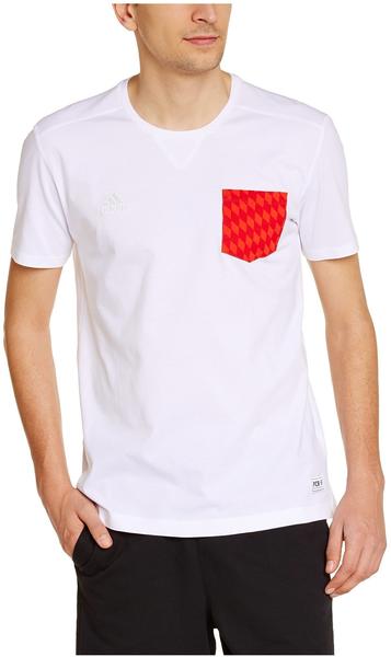 Adidas FC Bayern München SF T-Shirt weiß L