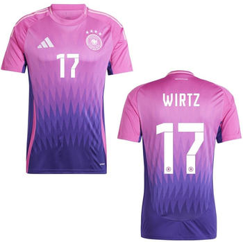Adidas Deutschland Ausw&auml;rtstrikot + Wirtz Nr. 17 2024