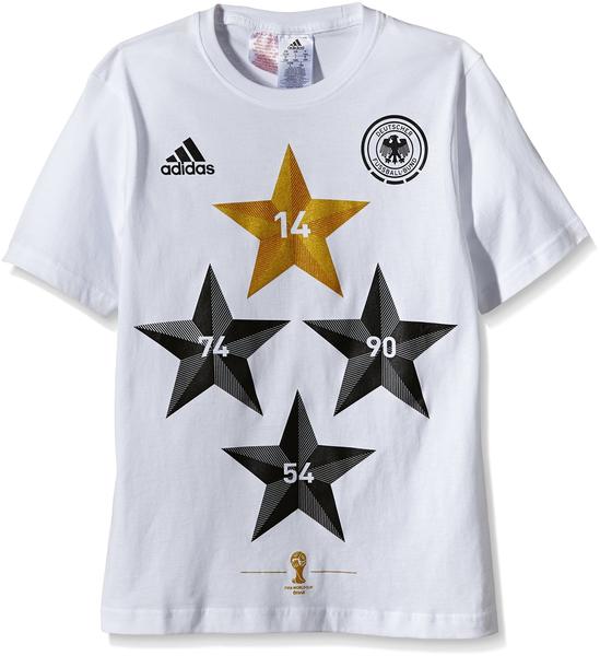adidas DFB Kinder Winner T-Shirt Weltmeisterschaft 2014 weiß Gr. 152