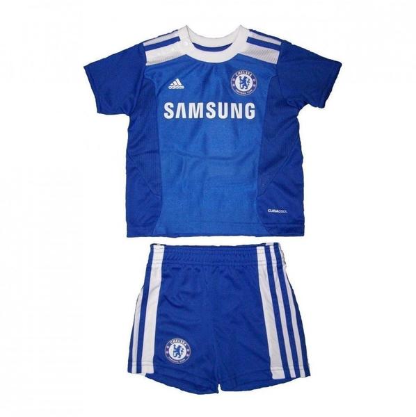 adidas Chelsea Mini Home Kit 2011 2012 Kinder Reflex Blue