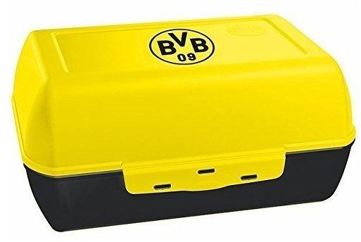 BVB Borussia Dortmund Brotdose mit Logo 17x12x6 cm
