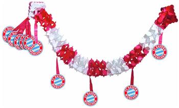 FC Bayern Girlande 4 m rot/weiß