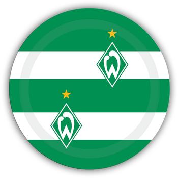 Brauns SV Werder Bremen Partyteller 10er Set