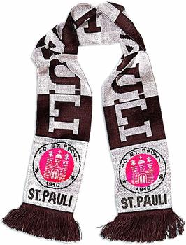 FC St. Pauli Schal Streifen braun/weiß