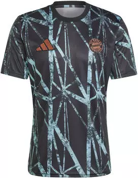 Adidas FC Bayern München Aufwärmshirt 2024/2025 schwarz