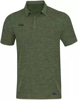 JAKO Premium Basics Poloshirt (260366) braun/grün