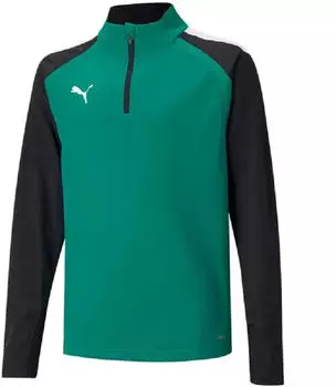 Puma teamLIGA HalfZip Sweatshirt Kids (454239) gr&uuml;n